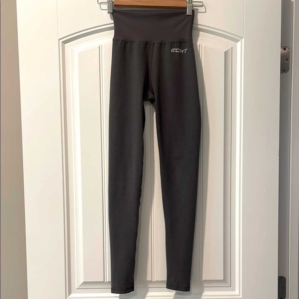 ECHT Gray Athletic Leggings High Waist XS